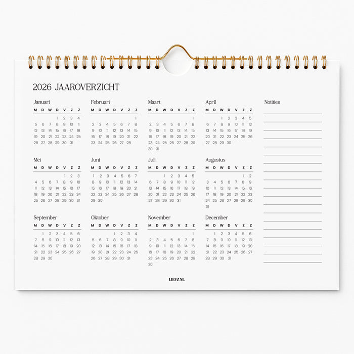 Weekplanner 2026