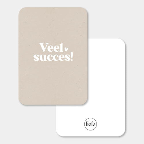 Midi kaart | Veel succes