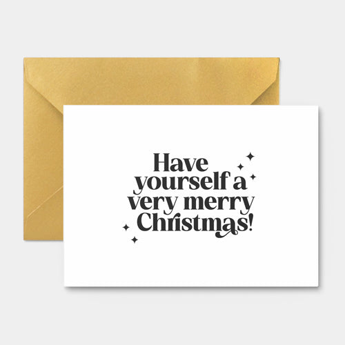 Kerstkaart | Have yourself a very merry Christmas