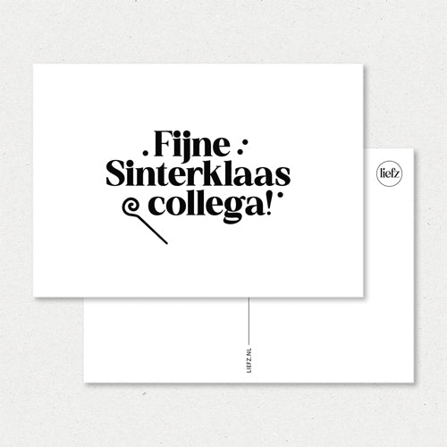 Kaart | Fijne Sinterklaas collega
