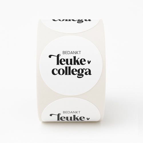 Stickers | Bedankt leuke collega | 10 stuks