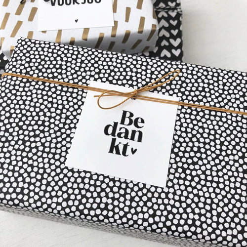 Cadeaulabel | Bedankt