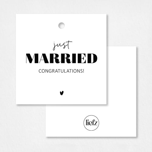 Cadeaulabel | Just married