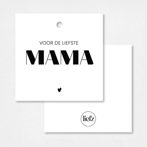 Cadeaulabel | Voor de liefste mama