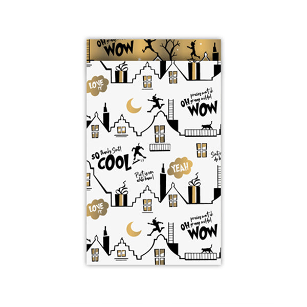 Cadeauzakjes Sinterklaas | Cool Sint | 12 x 19 cm | 5 stuks