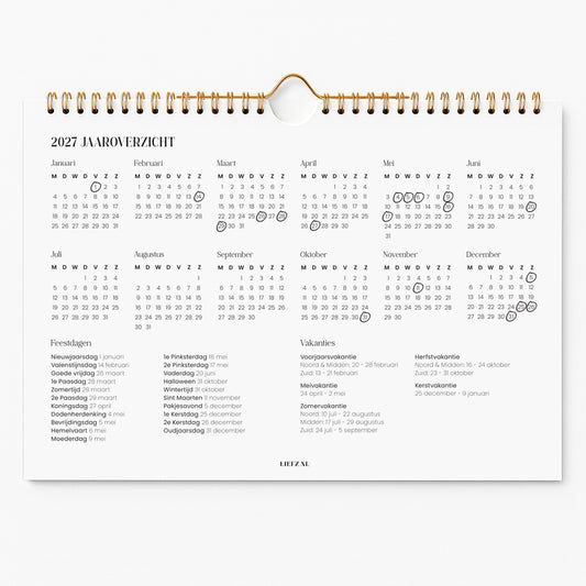Familieplanner 2027 || PRE-ORDER