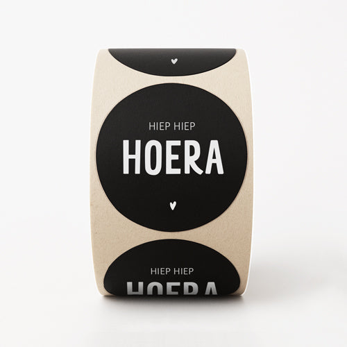 Stickers | Hiep hiep hoera | 10 stuks