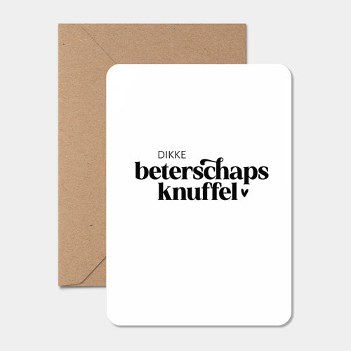 Kaart | Dikke beterschapsknuffel