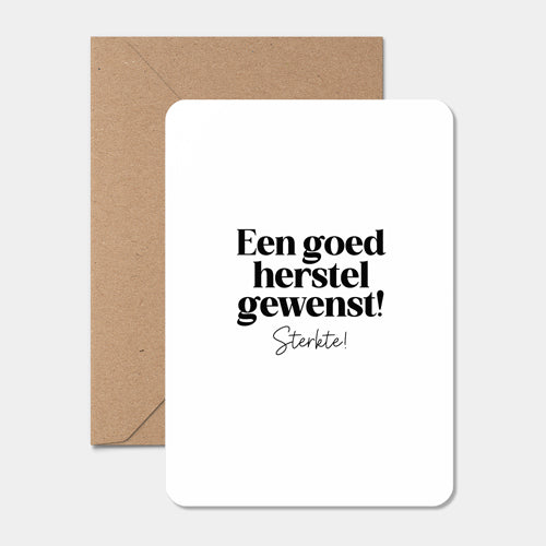 Kaart | Een goed herstel gewenst