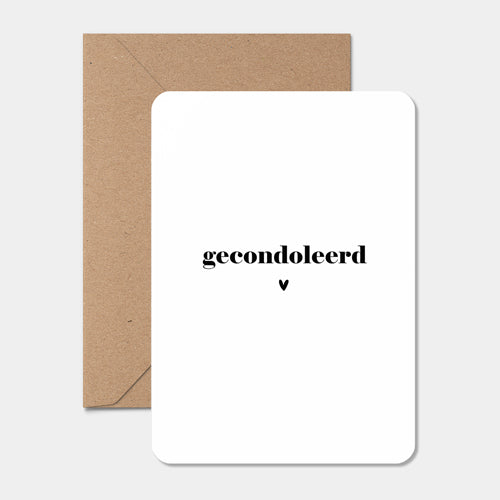 Kaart | Gecondoleerd