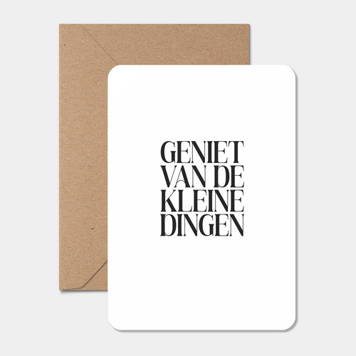 Kaart | Geniet van de kleine dingen