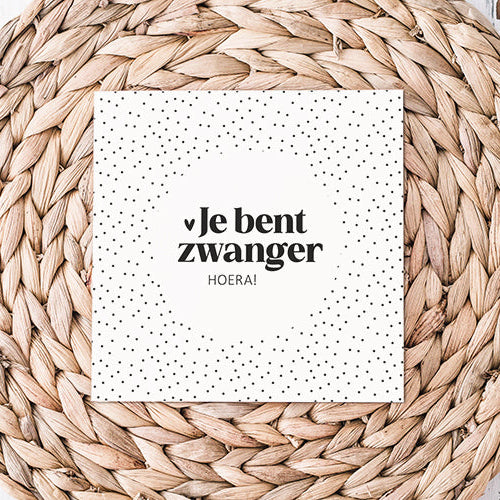 Dubbele kaart | Je bent zwanger