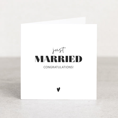 Dubbele kaart | Just married