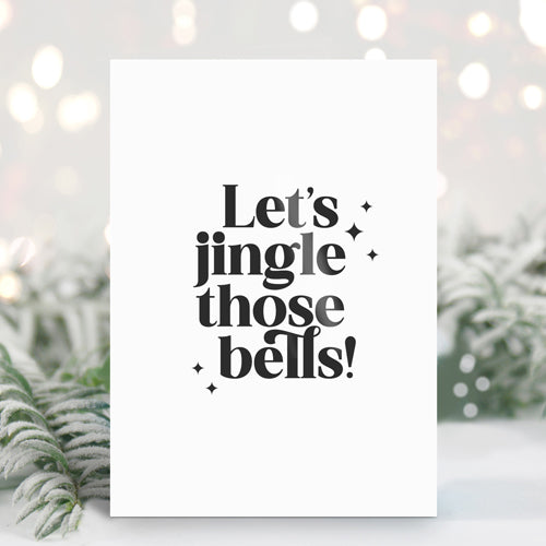 Kerstkaart | Let's jingle those bells