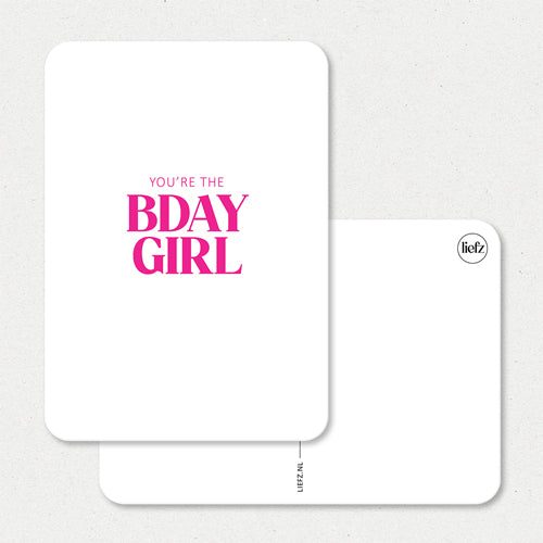 Kaart | Bday girl