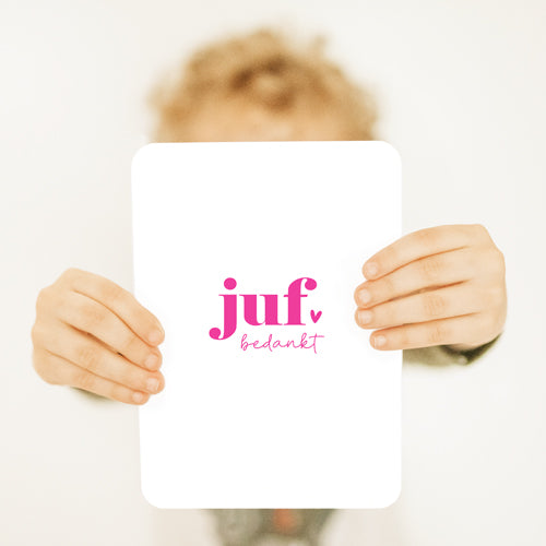 Kaart | Juf bedankt