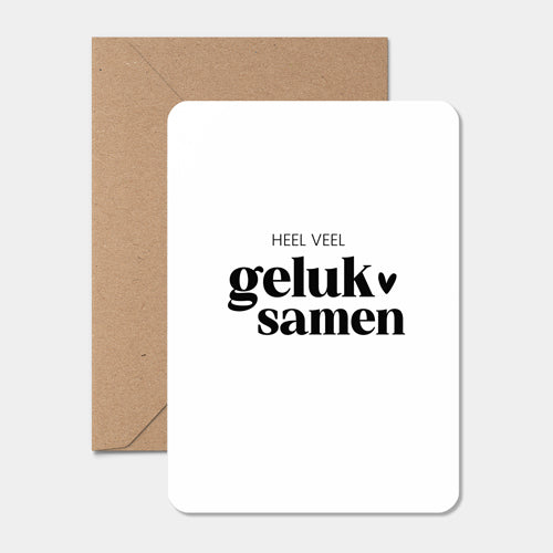 Kaart | Veel geluk samen