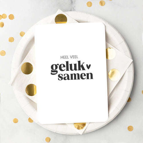 Kaart | Veel geluk samen