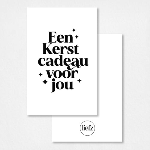 Mini kaartje Kerst | Een Kerstcadeau voor jou