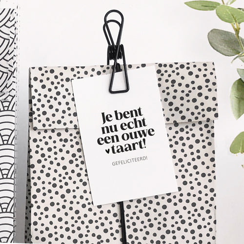 Fish clip | Zwart | 13 x 55 mm | 5 stuks