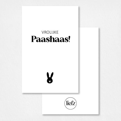 Mini kaartje | Vrolijke Paashaas