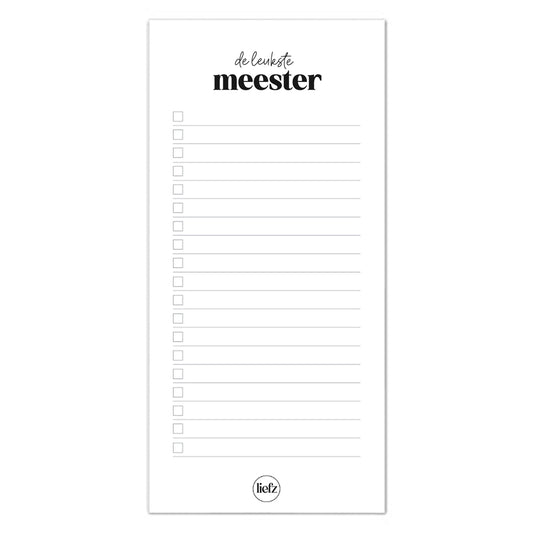 To do's | De leukste meester