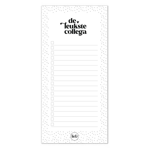 To do's | De leukste collega