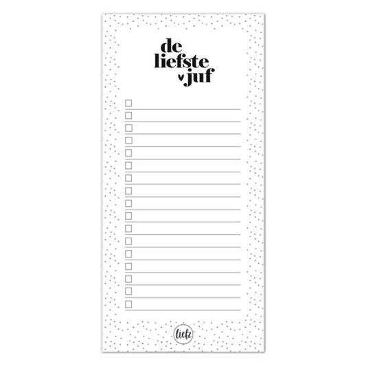 To do's | De liefste juf