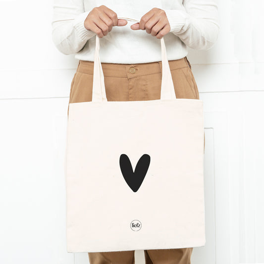 Katoenen tas | Hartje