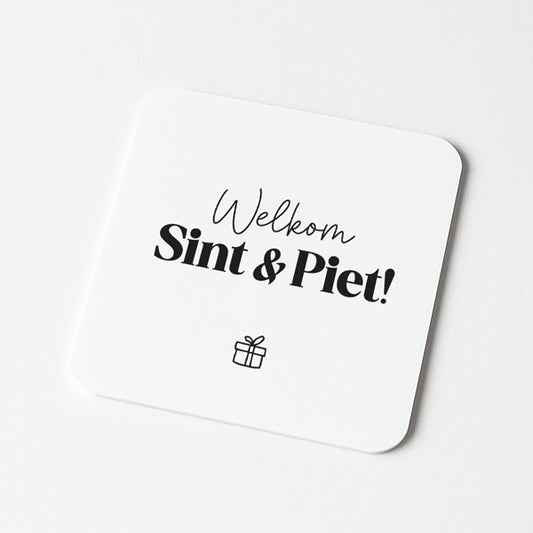 Forex Tegeltje | Welkom Sint & Piet
