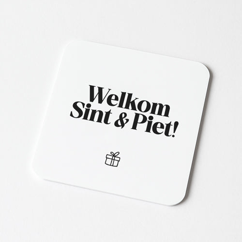 Forex Tegeltje | Welkom Sint & Piet