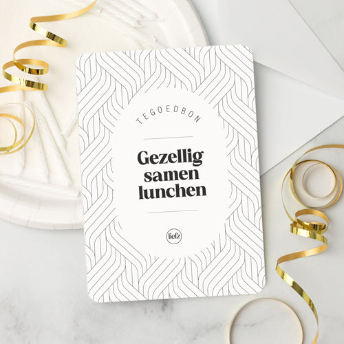Tegoedbon | Gezellig samen lunchen