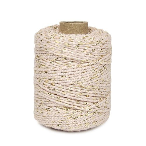 Touw | Roze & Goud | 5 m
