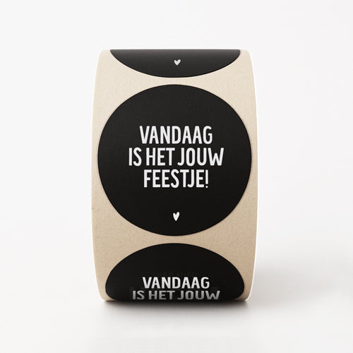 Stickers | Vandaag is het jouw feestje | 10 stuks