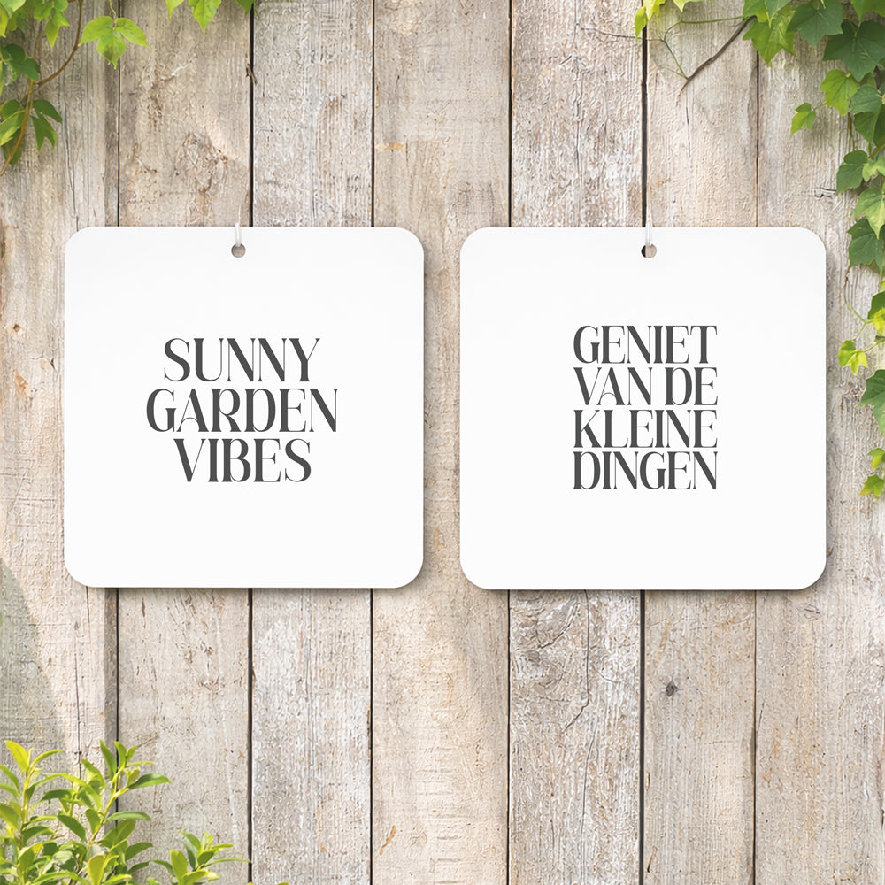 Muurvierkant | Sunny garden vibes