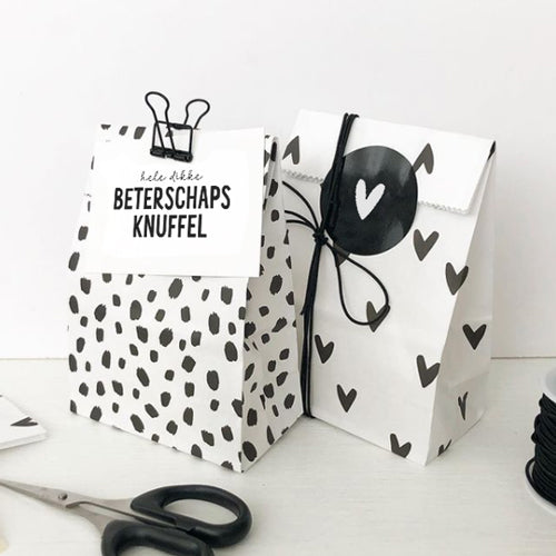 Blokbodemzakken | 101 Dots | 9 x 5 x 16 cm | 5 stuks