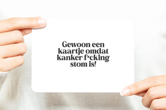 Verhaal achter de 'Steun bij kanker' kaarten