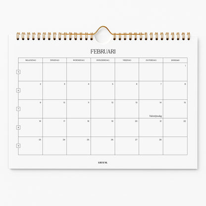 Maandkalender 2026