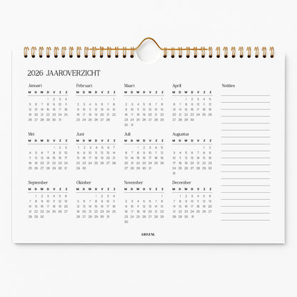 Maandkalender 2026