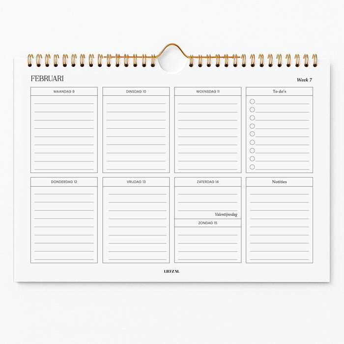 Weekplanner 2026