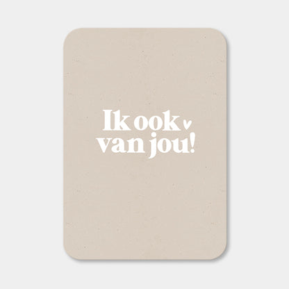 Midi kaart | Ik ook van jou