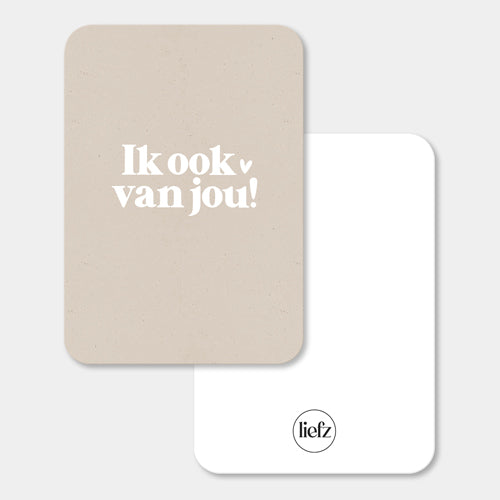 Midi kaart | Ik ook van jou