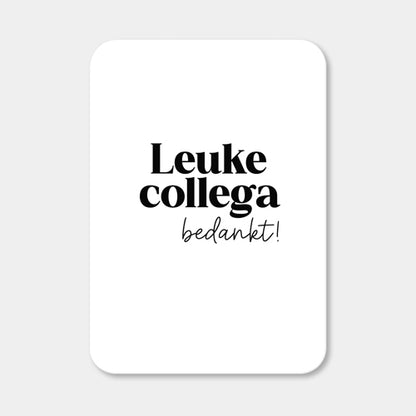 Midi kaart | Leuke collega bedankt