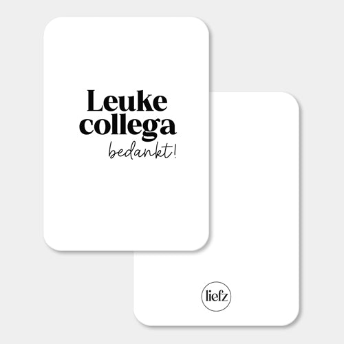 Midi kaart | Leuke collega bedankt