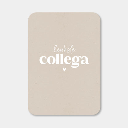 A7 kaart om je collega's te bedanken.