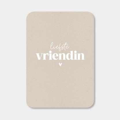 Midi kaart | Liefste vriendin
