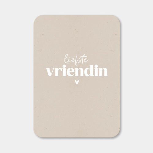 Midi kaart | Liefste vriendin