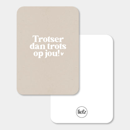 Midi kaart | Trotser dan trots