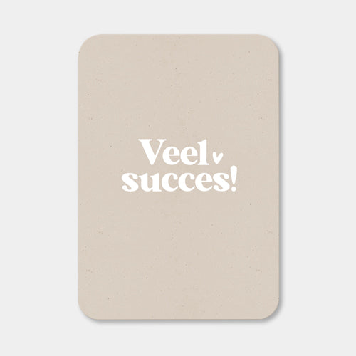 Midi kaart | Veel succes