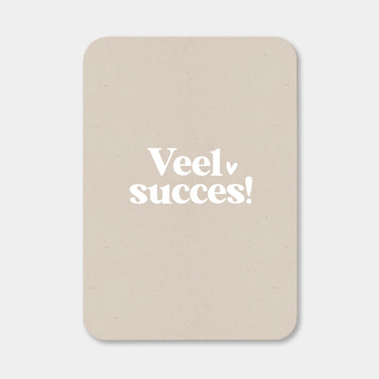 Midi kaart | Veel succes